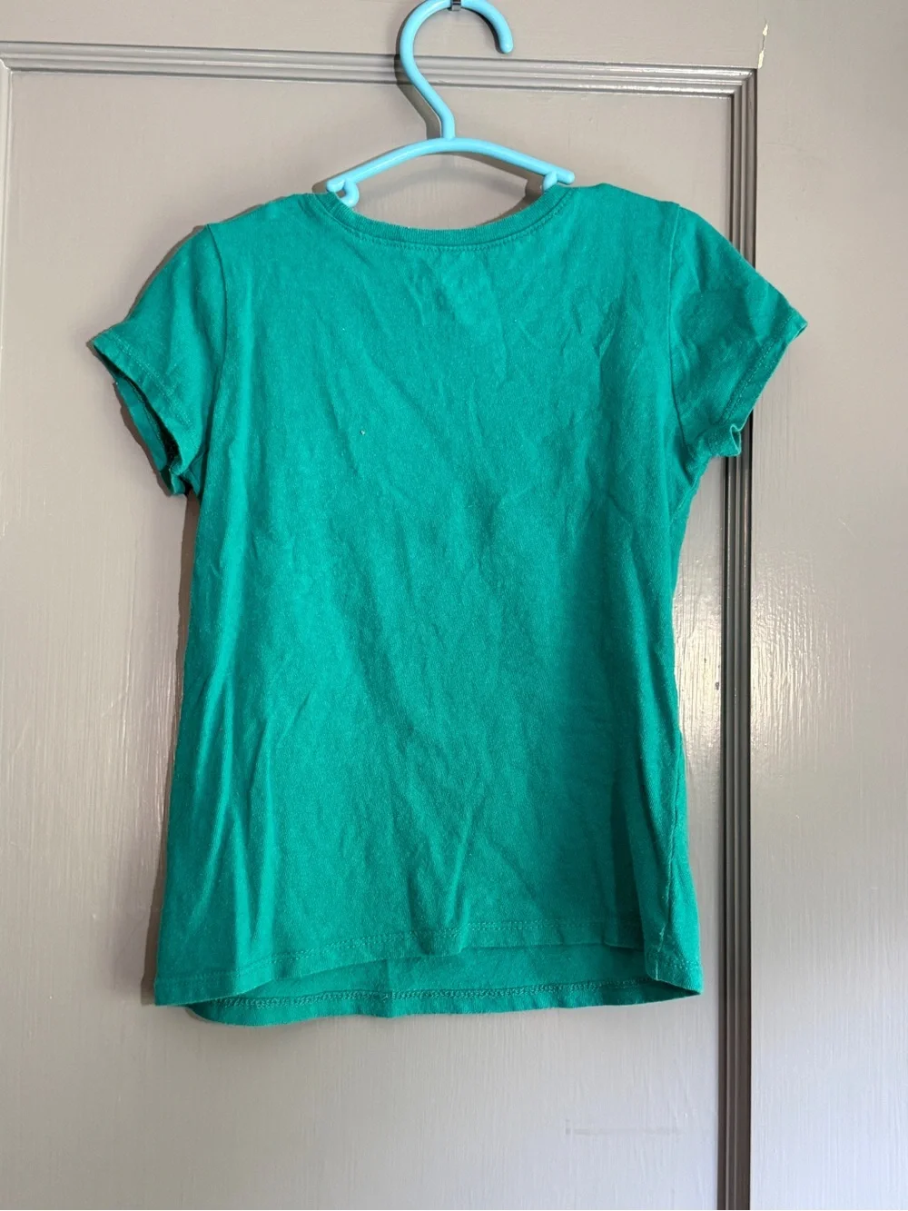 The Children's Place Teal Giraffe Rainbow Graphic Tee